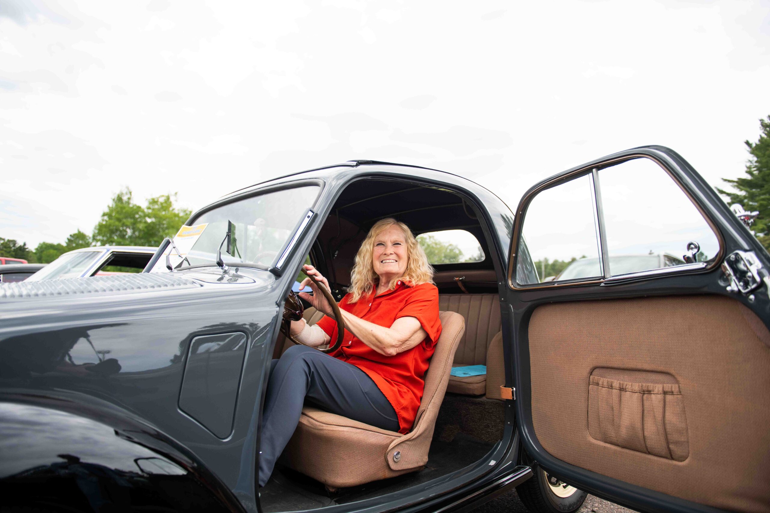 Kathy Marincel @ Red Cliff Car Show, Red Cliff, WI